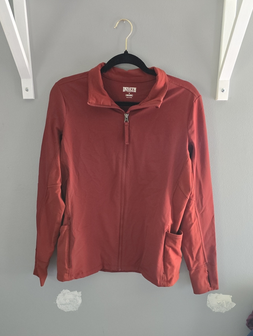 Duluth Trading Co Women’s Maroon Zip-Up Jacket